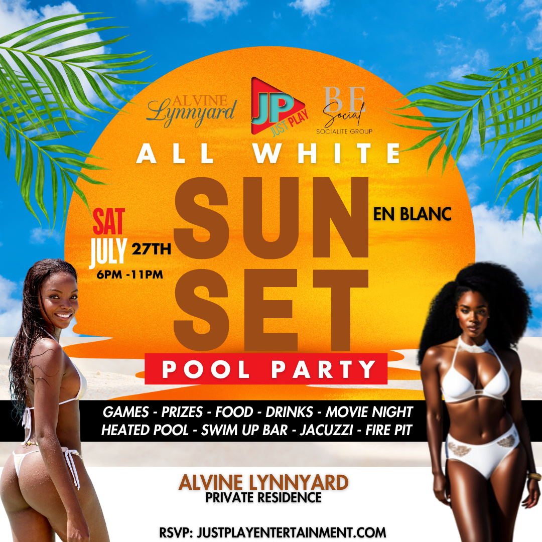 All White Pool Party